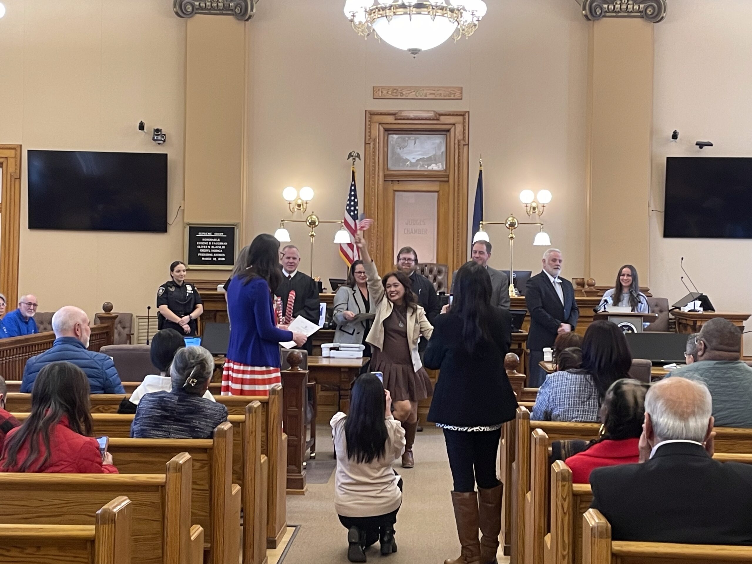 Naturalization Ceremony in Binghamton, NY. Celebrate 25 New U.S. Citizens